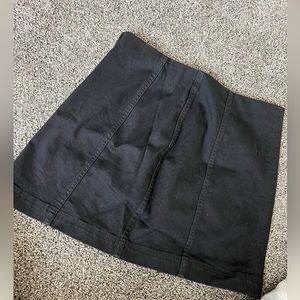 Black mini skirt size 12